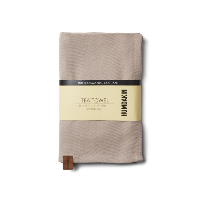 73 – Organic tea towel – 2 pack – 01 Light Stone – Main