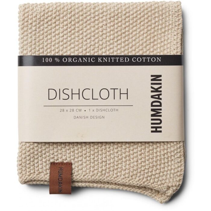 93 – Knitted dishcloth – 01 Light Stone – Main